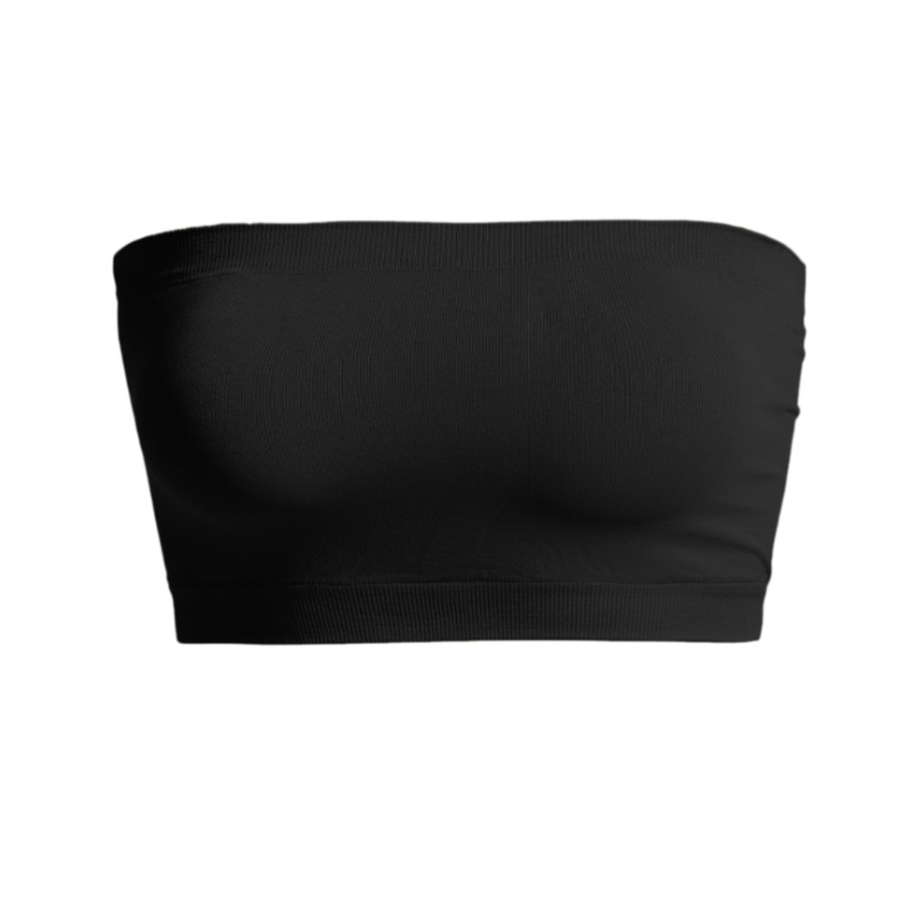 Black bandeau bra